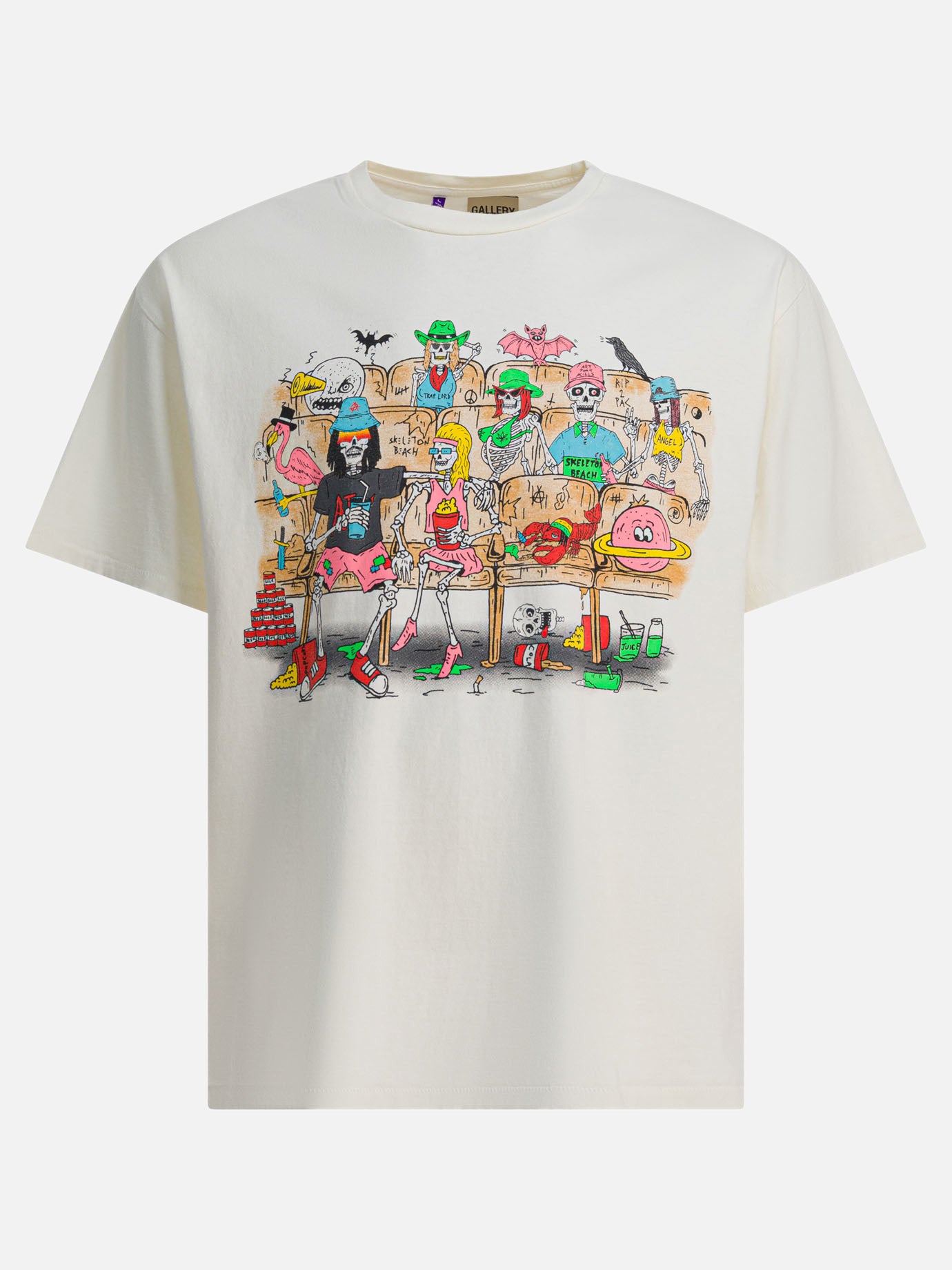 T-shirt girocollo Print  Bianco - Gallery Dept. Uomo | PDP | VIETTI Online Store | thumbnail