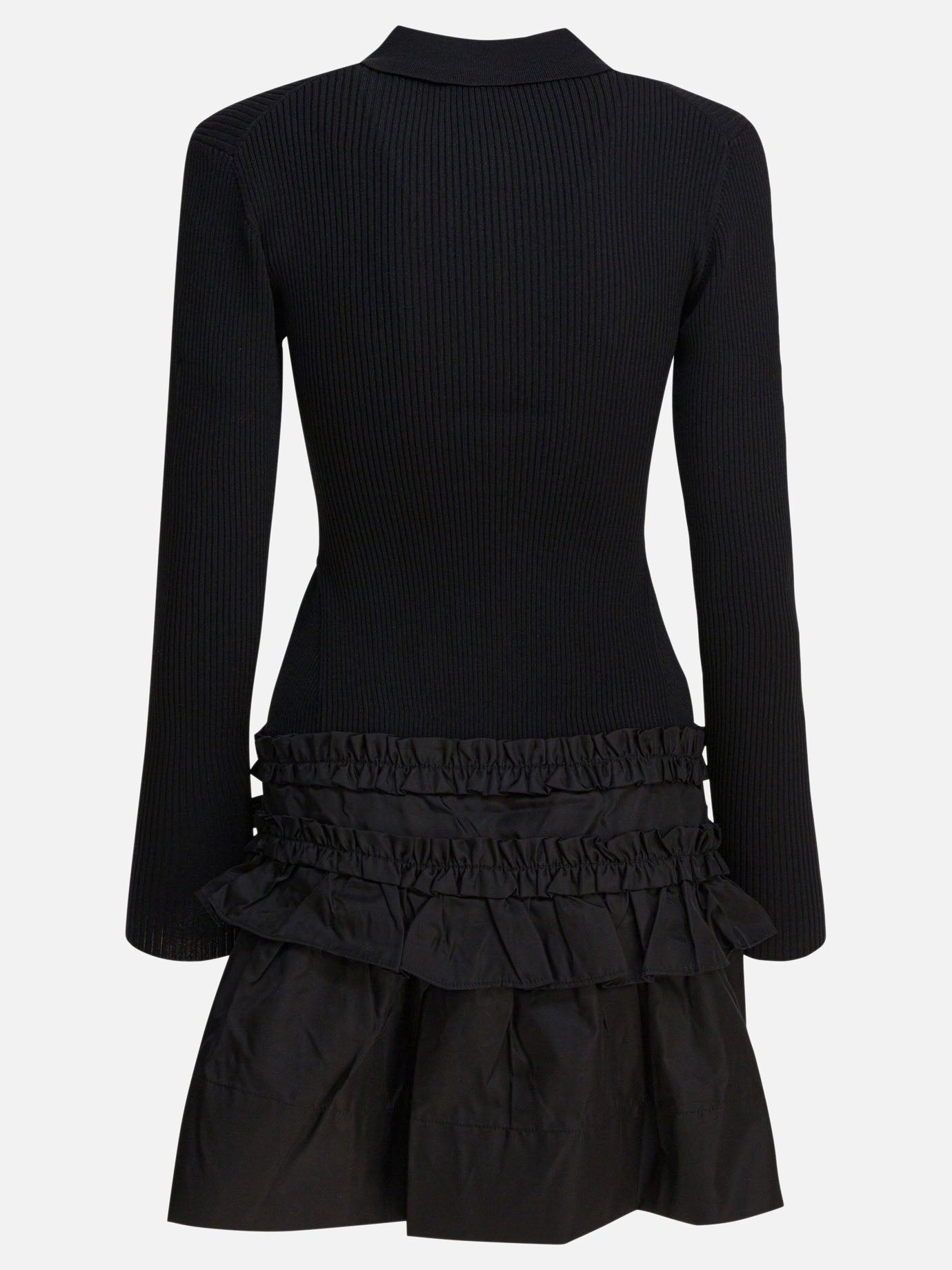 Mini dresses Solid colour  Black - Ganni Women | PDP | VIETTI Online Store | Zoom-Modal_2
