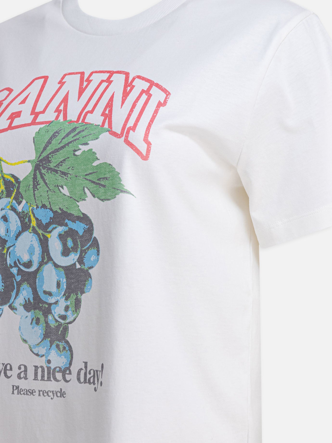 Ganni T-shirt con stampa e logo 19011308_L Beige thumbnail_4