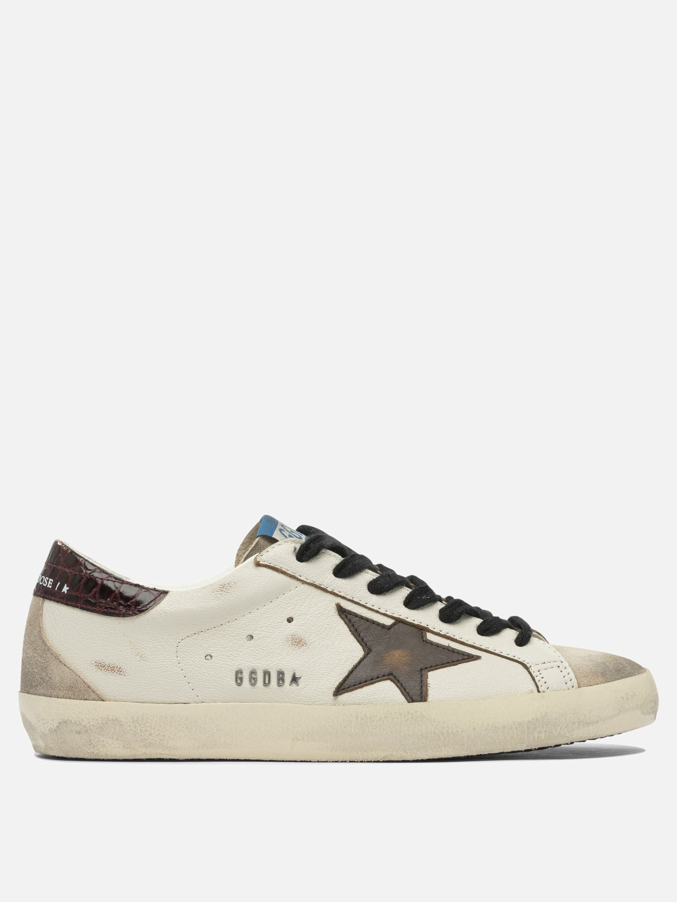 Sneaker basse 61% goat leather 39% cow leather - 100% rubber  Bianco - Golden Goose Uomo | PDP | VIETTI Online Store | Zoom-Modal
