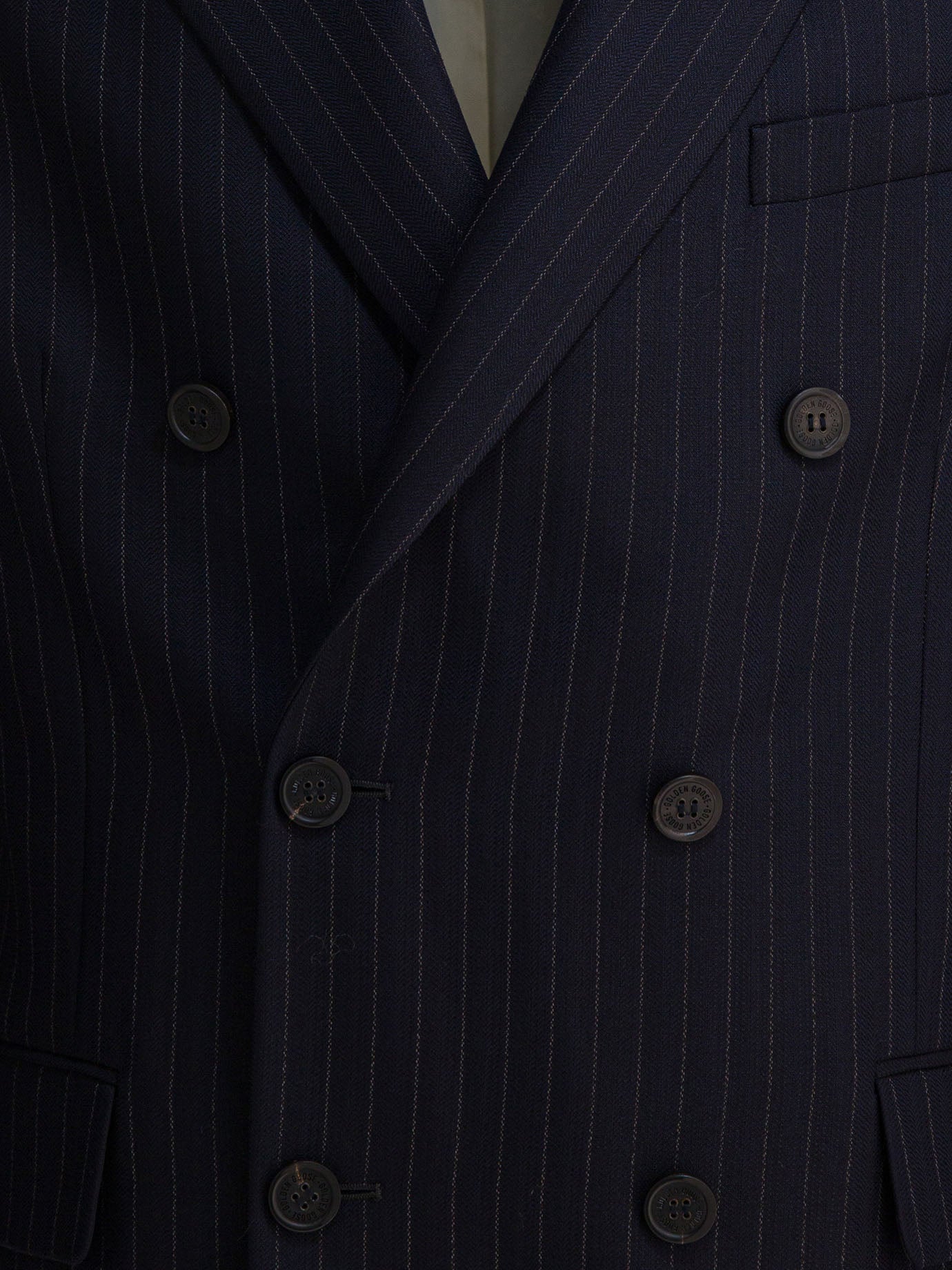 Blazer Solid colour  Blu - Golden Goose Uomo | PDP | VIETTI Online Store | thumbnail_3