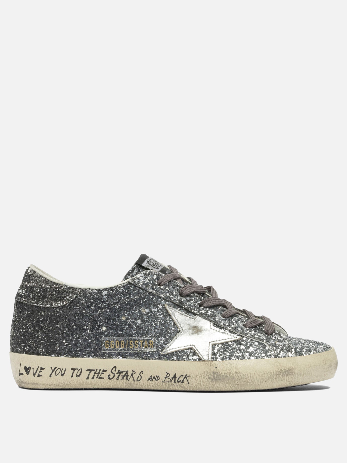 Low top sneakers 63% polyethylene 26% cotton 11% cow leather - 100% rubber  Silver - Golden Goose Women | PDP | VIETTI Online Store | Zoom-Modal
