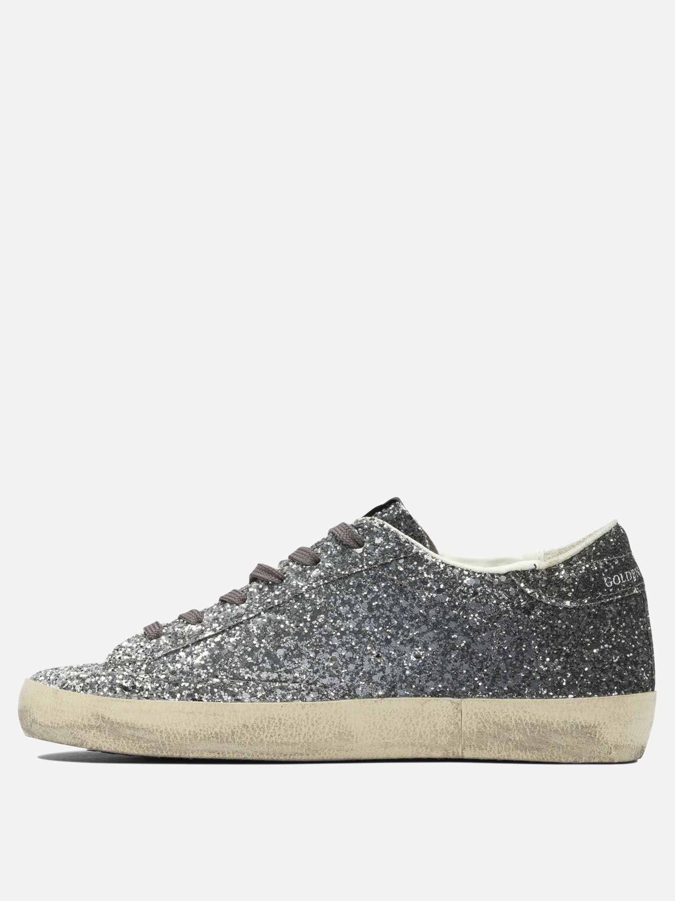 Low top sneakers 63% polyethylene 26% cotton 11% cow leather - 100% rubber  Silver - Golden Goose Women | PDP | VIETTI Online Store | Zoom-Modal_3
