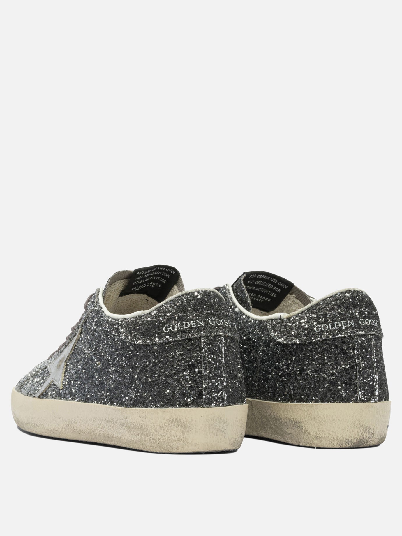 Low top sneakers 63% polyethylene 26% cotton 11% cow leather - 100% rubber  Silver - Golden Goose Women | PDP | VIETTI Online Store | Zoom-Modal_4
