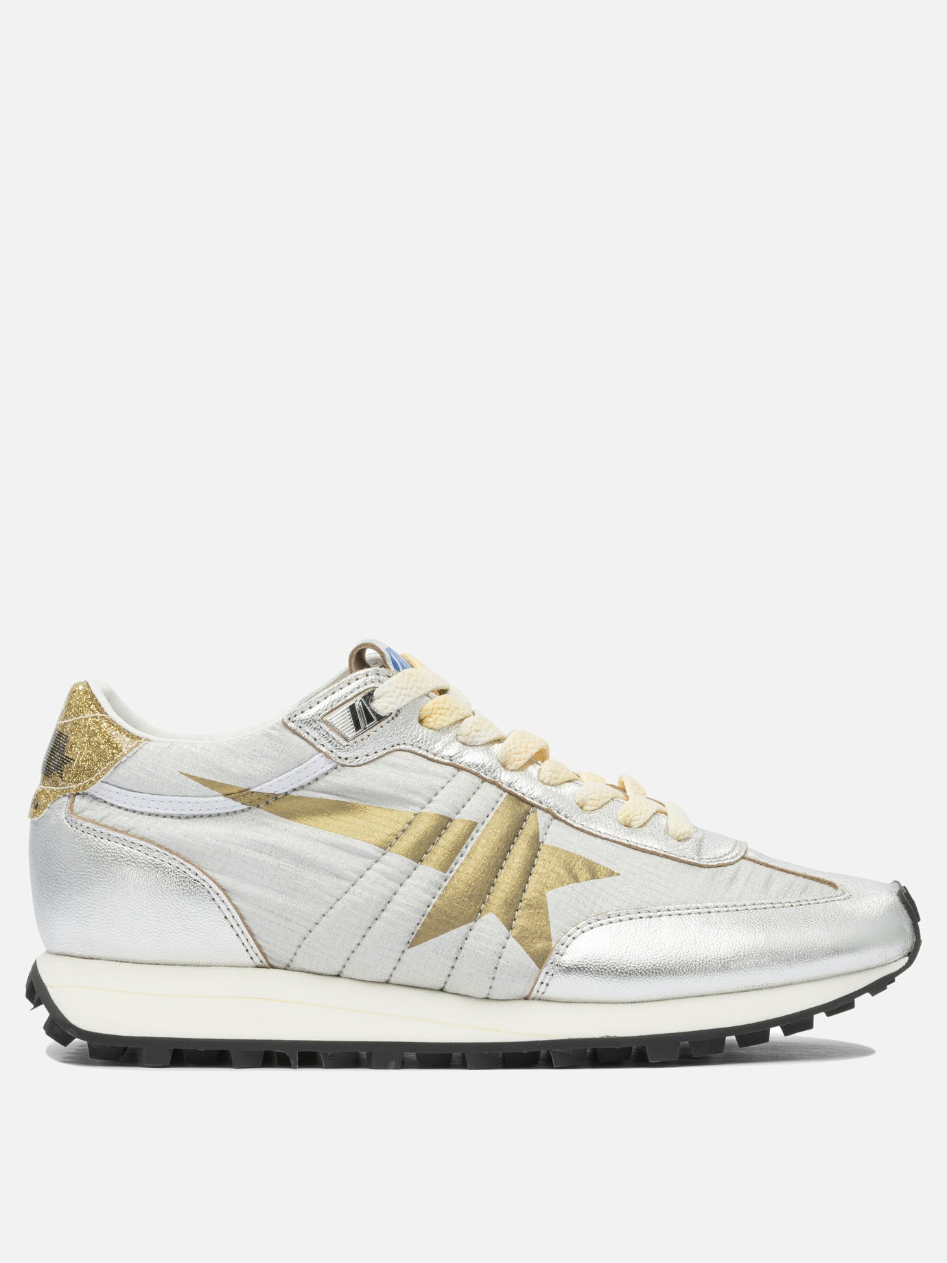 Sneaker basse 48% polyamide 39% goat leather 6% polyurethane 1% polyvinyle - 100% rubber  Argento - Golden Goose Donna | PDP | VIETTI Online Store | thumbnail
