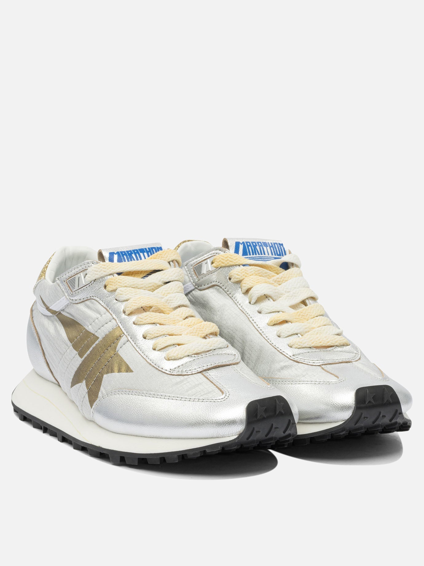 Sneaker basse 48% polyamide 39% goat leather 6% polyurethane 1% polyvinyle - 100% rubber  Argento - Golden Goose Donna | PDP | VIETTI Online Store | thumbnail_2