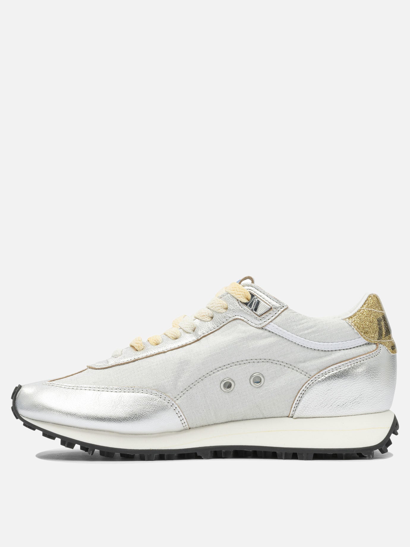 Sneaker basse 48% polyamide 39% goat leather 6% polyurethane 1% polyvinyle - 100% rubber  Argento - Golden Goose Donna | PDP | VIETTI Online Store | Zoom-Modal_3

