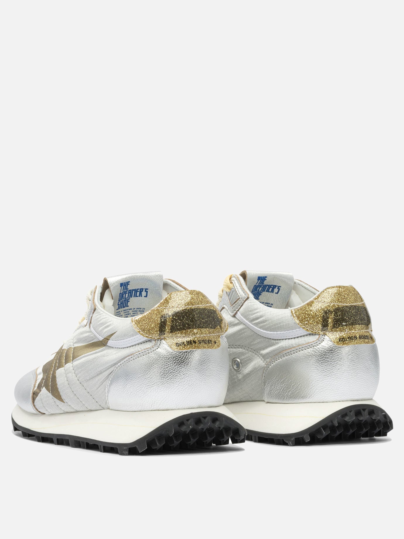 Sneaker basse 48% polyamide 39% goat leather 6% polyurethane 1% polyvinyle - 100% rubber  Argento - Golden Goose Donna | PDP | VIETTI Online Store | thumbnail_4