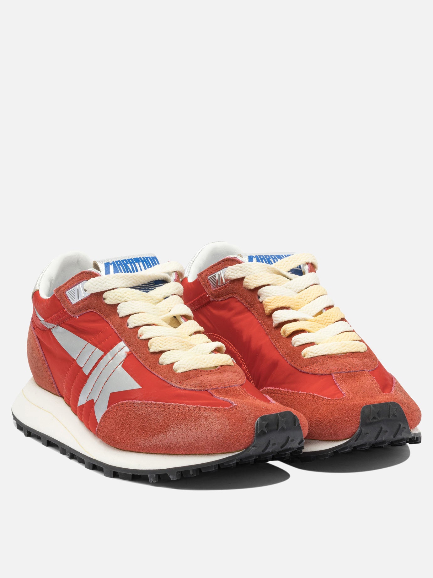Low top sneakers 47% cow leather 38% polyamide 15% goat leather - 100% rubber  Red - Golden Goose Women | PDP | VIETTI Online Store | Zoom-Modal_2
