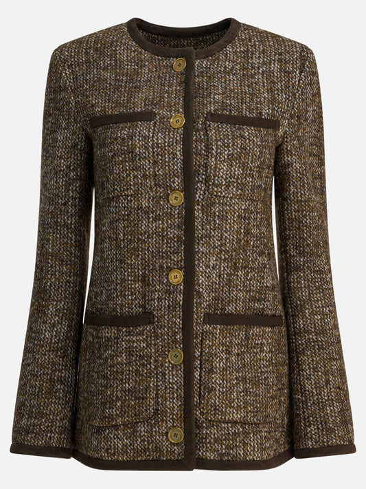 Blazer Tweed  Marrone - Golden Goose Donna | PDP | VIETTI Online Store 
