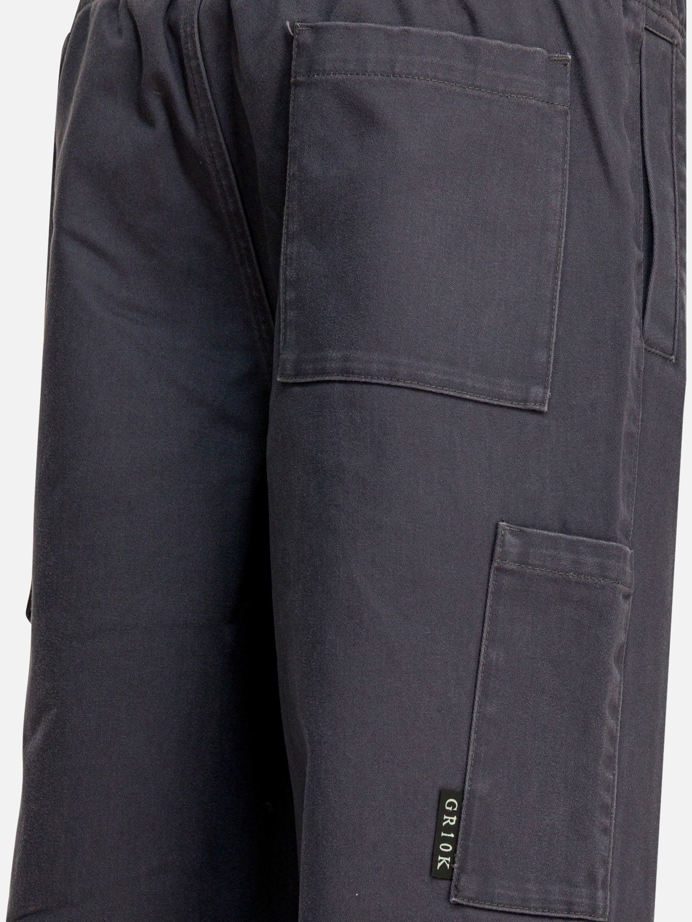 Cargo & parachute trousers Solid colour  Grey - Gr10K Men | PDP | VIETTI Online Store | thumbnail_4