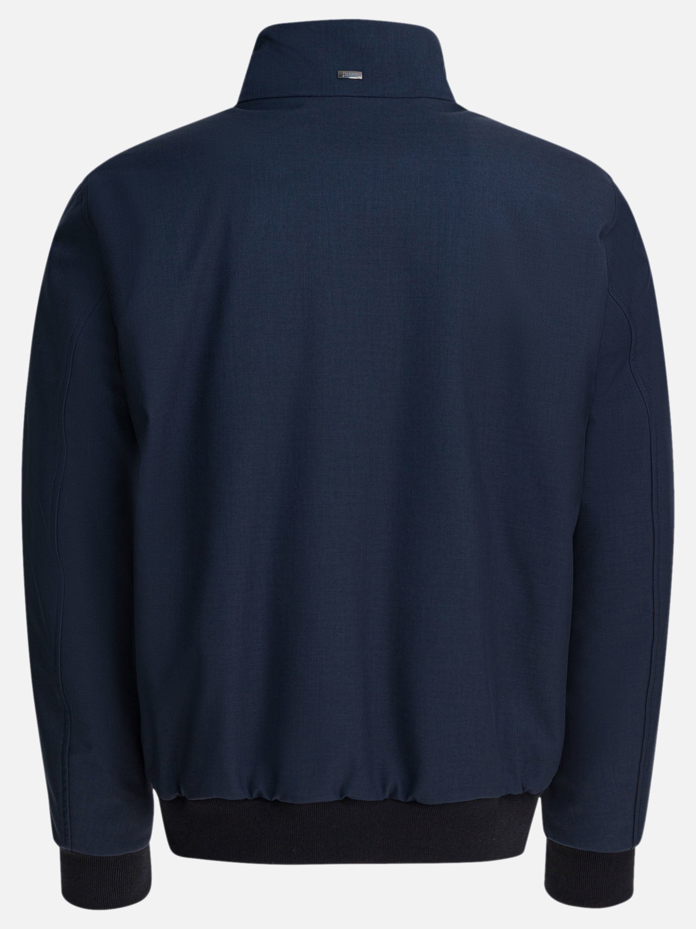 Bomber jackets Solid colour  Blue - Herno Men | PDP | VIETTI Online Store | thumbnail_2