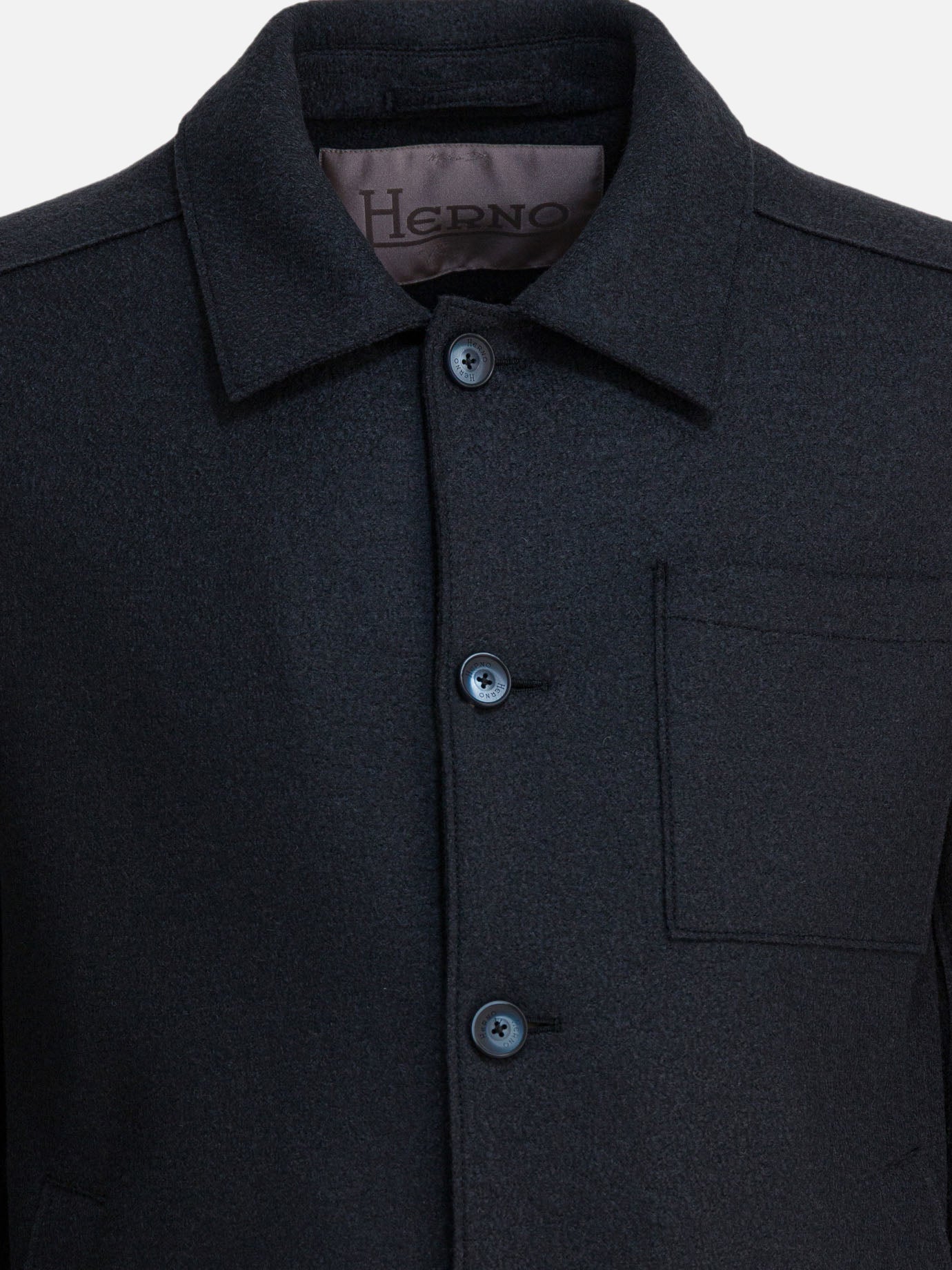 Giacche overshirt Solid colour  Blu - Herno Uomo | PDP | VIETTI Online Store | Zoom-Modal_3
