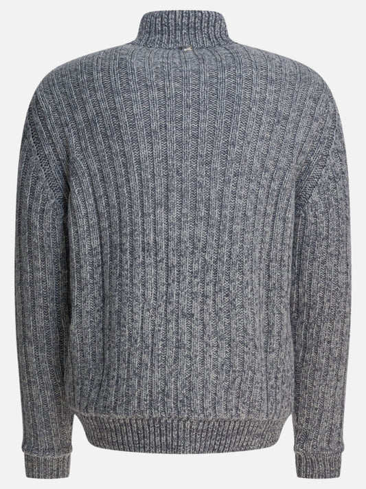 Cardigans Textured knit  Grey - Herno Men | PLP | VIETTI Online Store | 2
