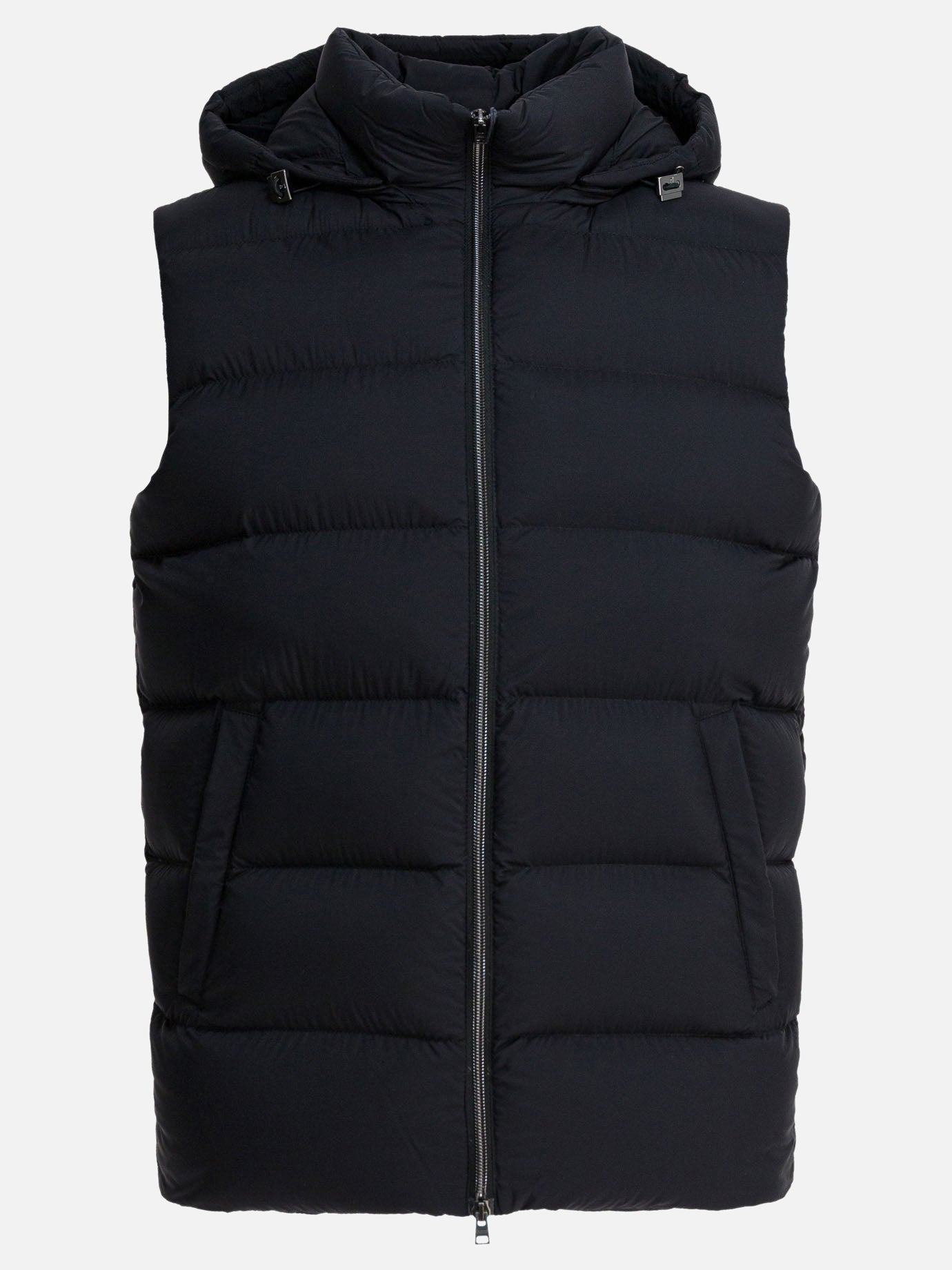 Vest jackets Solid colour  Black - Herno Men | PDP | VIETTI Online Store | thumbnail
