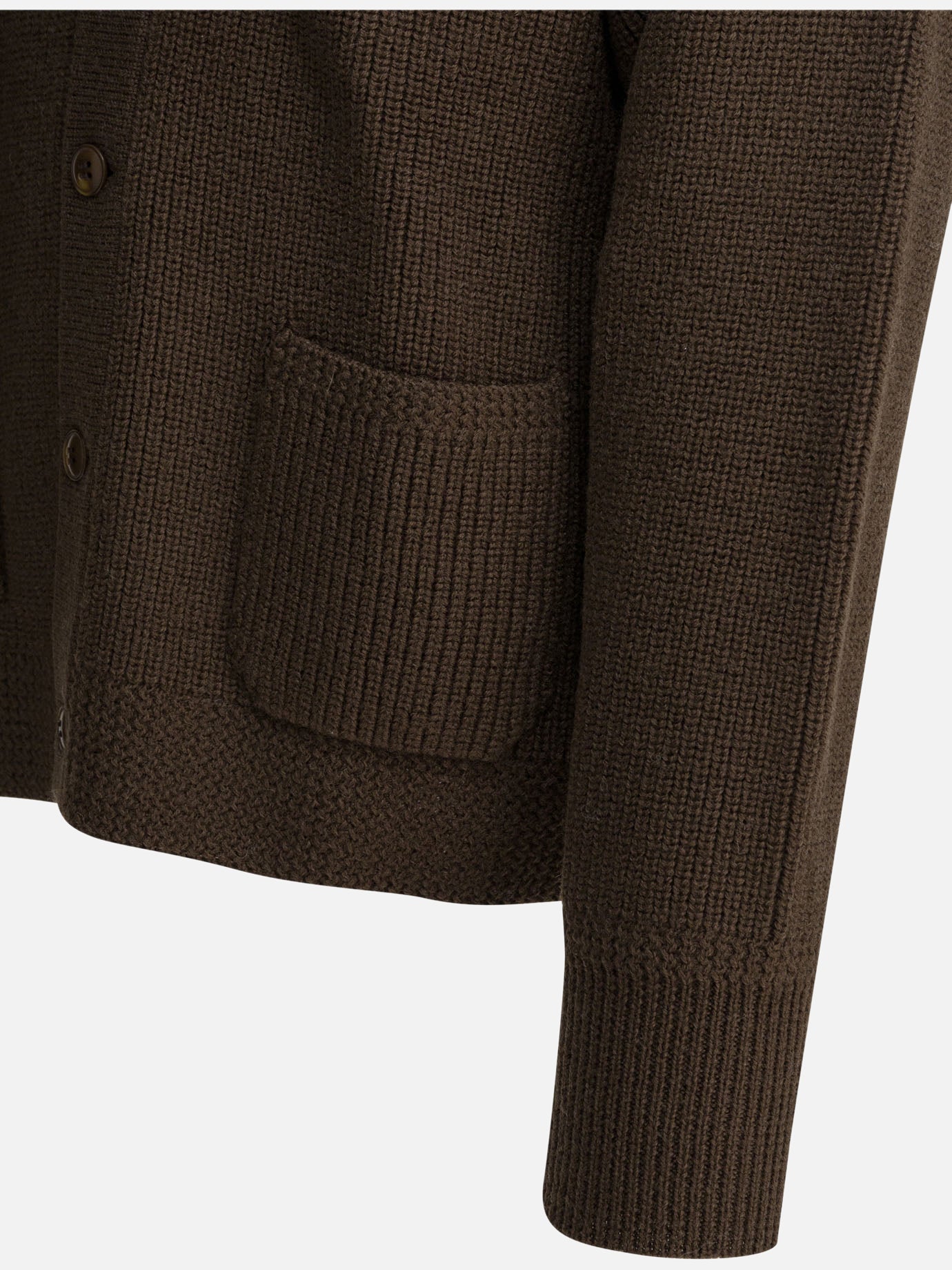 Cardigans Logo  Brown - Human Made Men | PDP | VIETTI Online Store | thumbnail_4