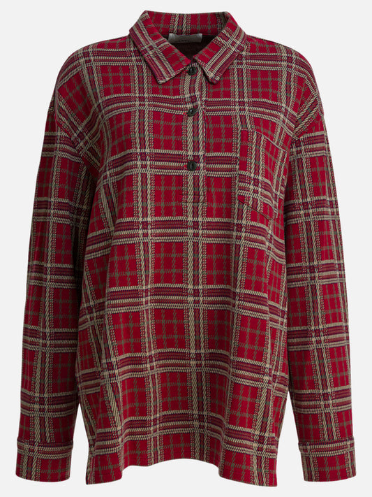 Casual shirts Check  Red - Isabel Marant Women | PLP | VIETTI Online Store 
