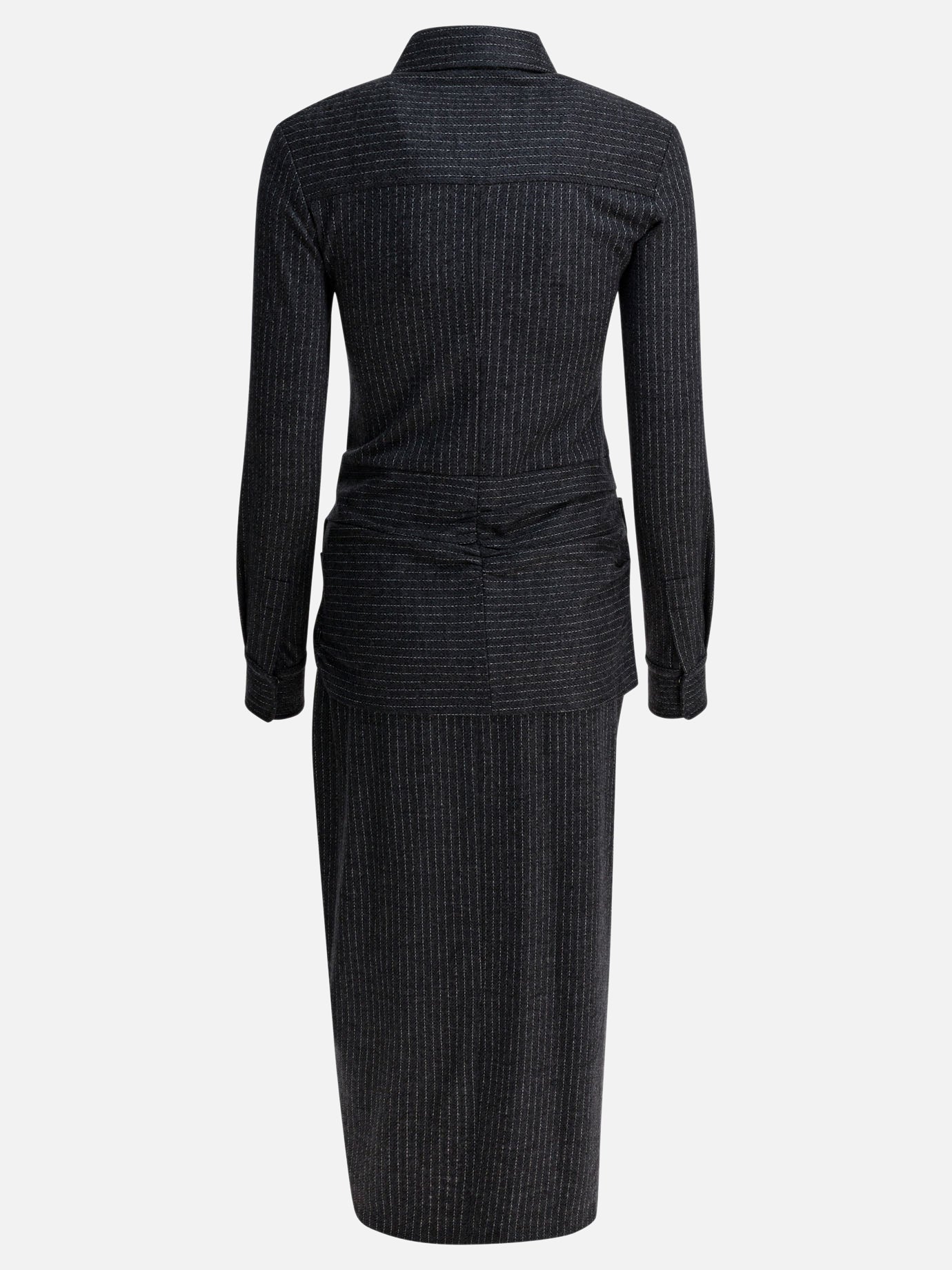Abiti midi Striped  Grigio - Isabel Marant Donna | PDP | VIETTI Online Store | Zoom-Modal_2
