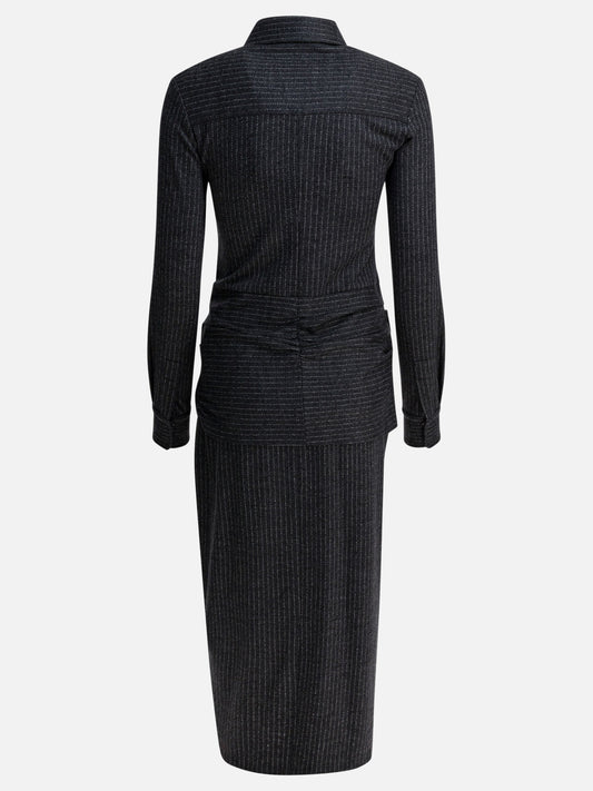 Abiti midi Striped  Grigio - Isabel Marant Donna | VIETTI Online Store | 2
