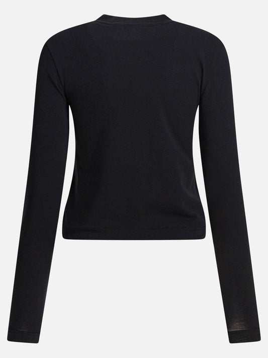 Crewneck t-shirts Logo  Black - Jacquemus Women | PLP | VIETTI Online Store | 2
