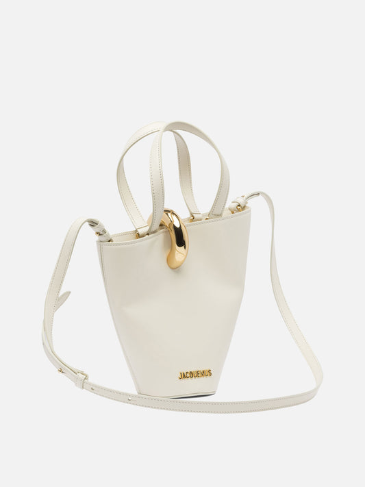 Jacquemus Borsa a secchiello "Bambola" 16448328_UNI White 2