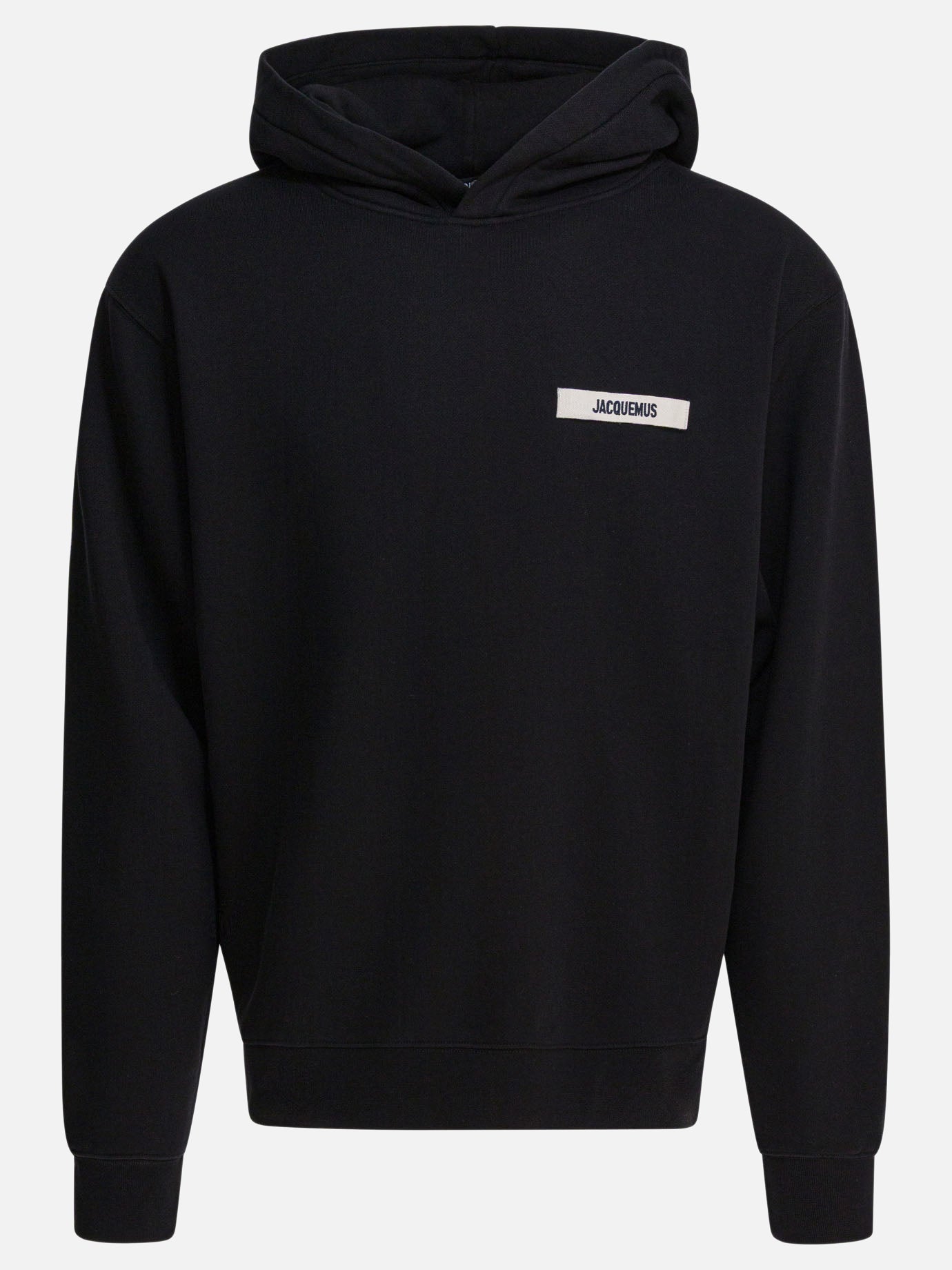 Jacquemus Felpa con cappuccio &quot;Gros Grain&quot; 19175490_S Black thumbnail_1