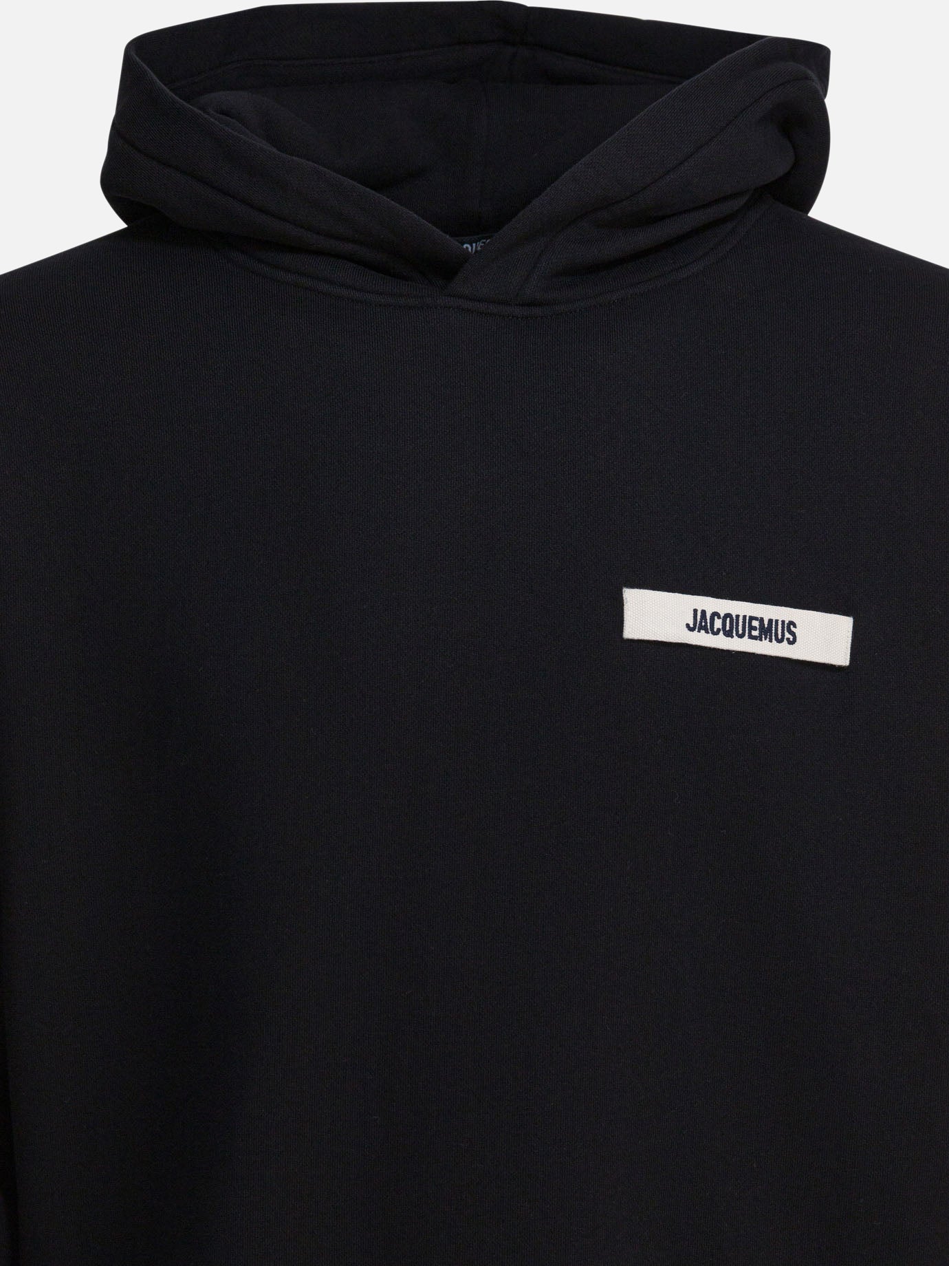 Jacquemus Felpa con cappuccio &quot;Gros Grain&quot; 19175490_S Black thumbnail_3