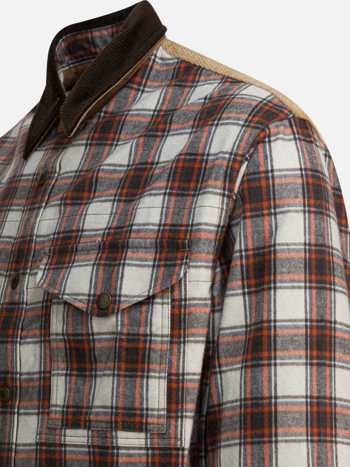 Overshirt jackets Check  Brown - Junya Watanabe MAN Men | PDP | VIETTI Online Store | Zoom-Modal_4
