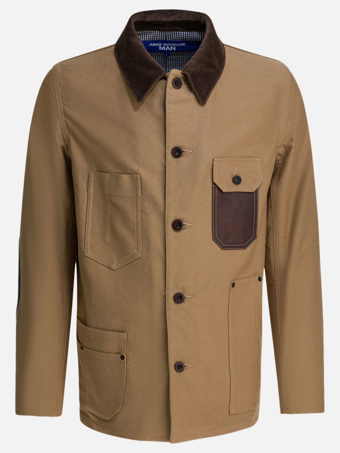 Quilted & Utility Jackets Solid colour  Beige - Junya Watanabe MAN Men | PDP | VIETTI Online Store | thumbnail