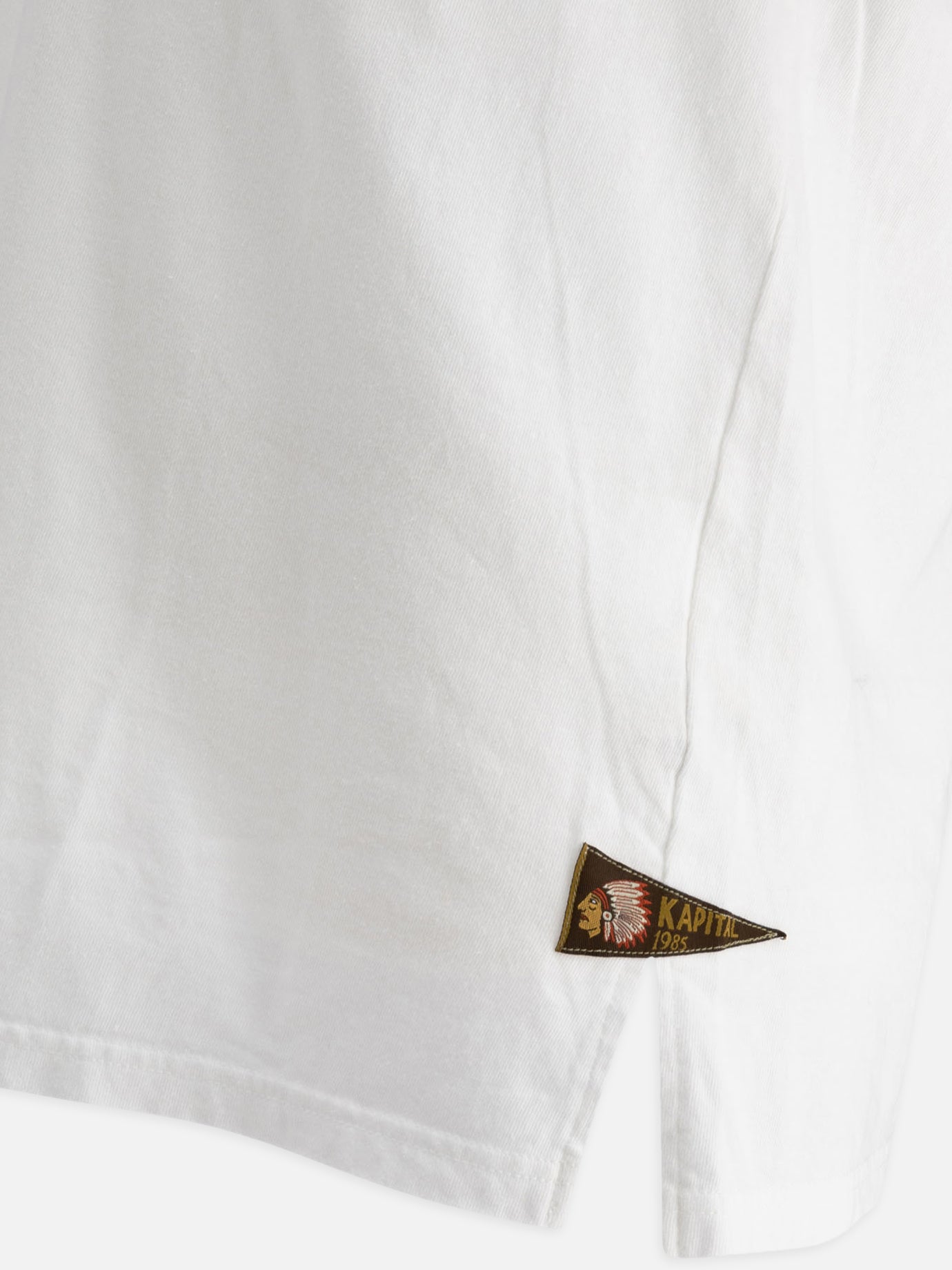 Crewneck t-shirts Solid colour  White - KAPITAL Men | PDP | VIETTI Online Store | thumbnail_4