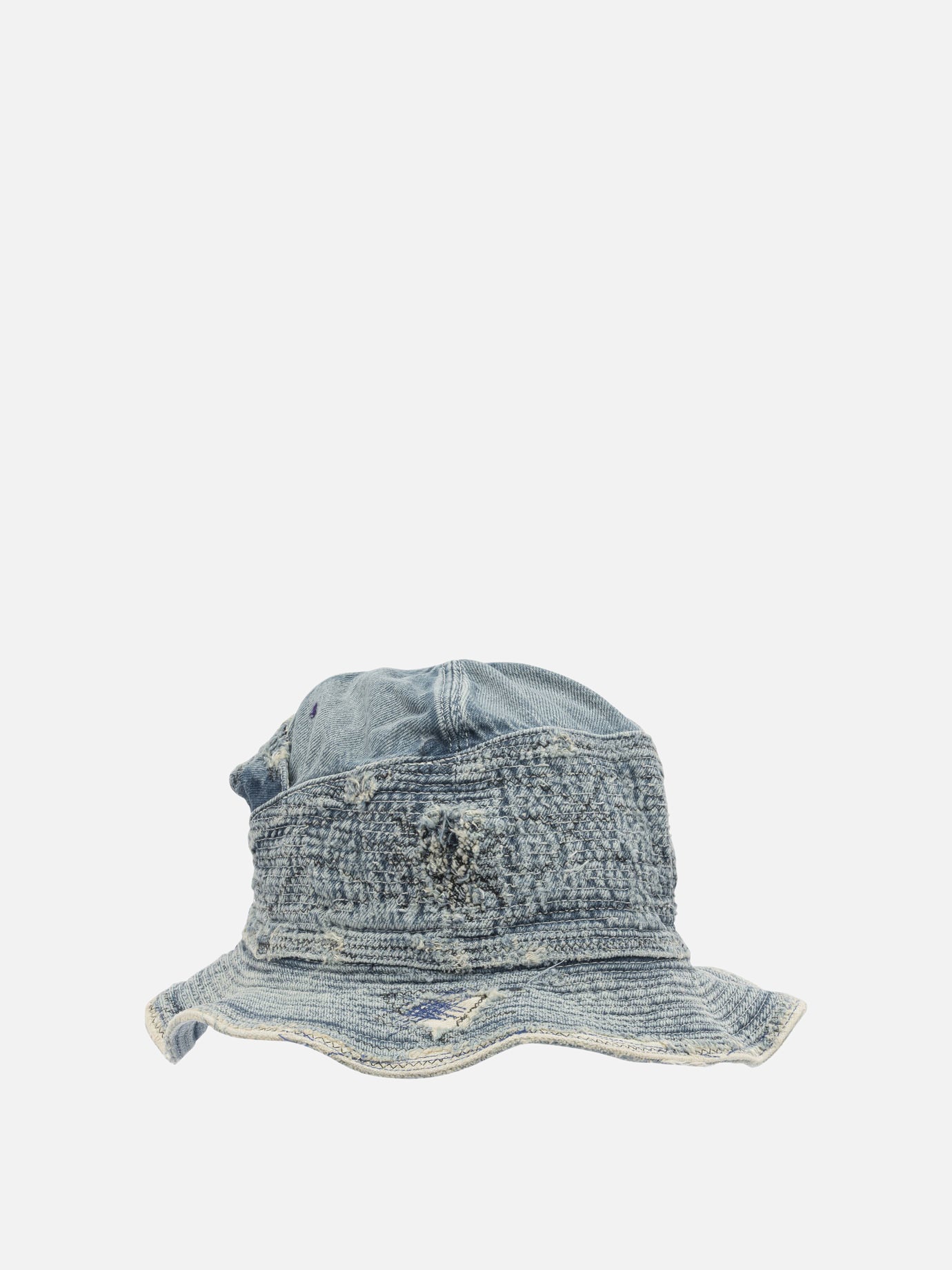 Bucket hats 100% cotton  Blue - KAPITAL Men | PDP | VIETTI Online Store | Zoom-Modal_2
