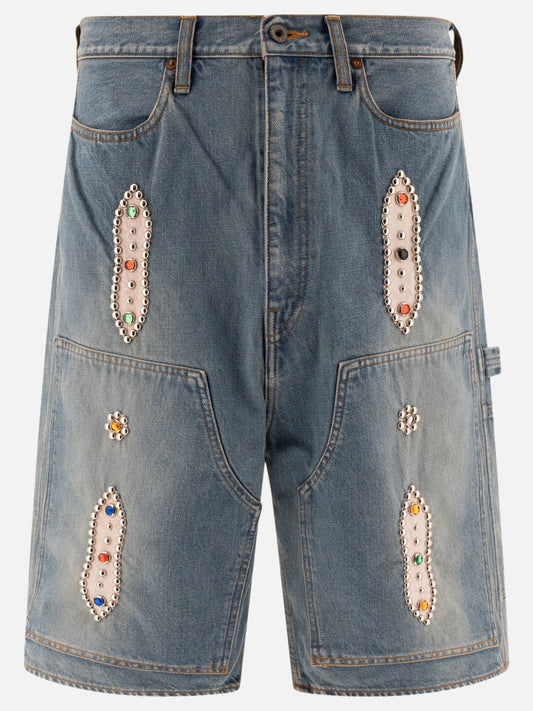 Short utility Solid colour  Azzurro - KAPITAL Uomo | VIETTI Online Store 
