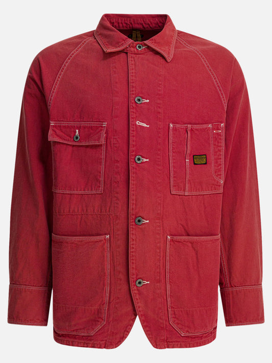 Giacche overshirt Solid colour  Rosso - KAPITAL Uomo | PLP | VIETTI Online Store 
