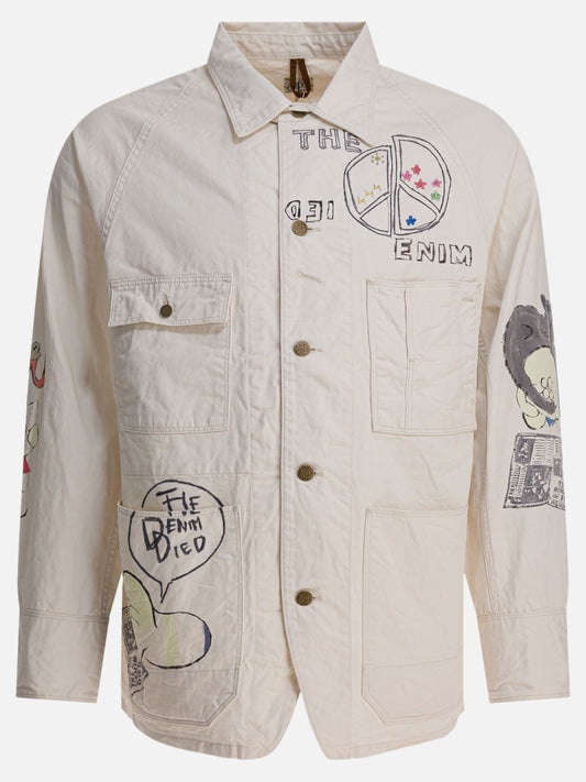 Giacche overshirt Print  Beige - KAPITAL Uomo | PLP | VIETTI Online Store 
