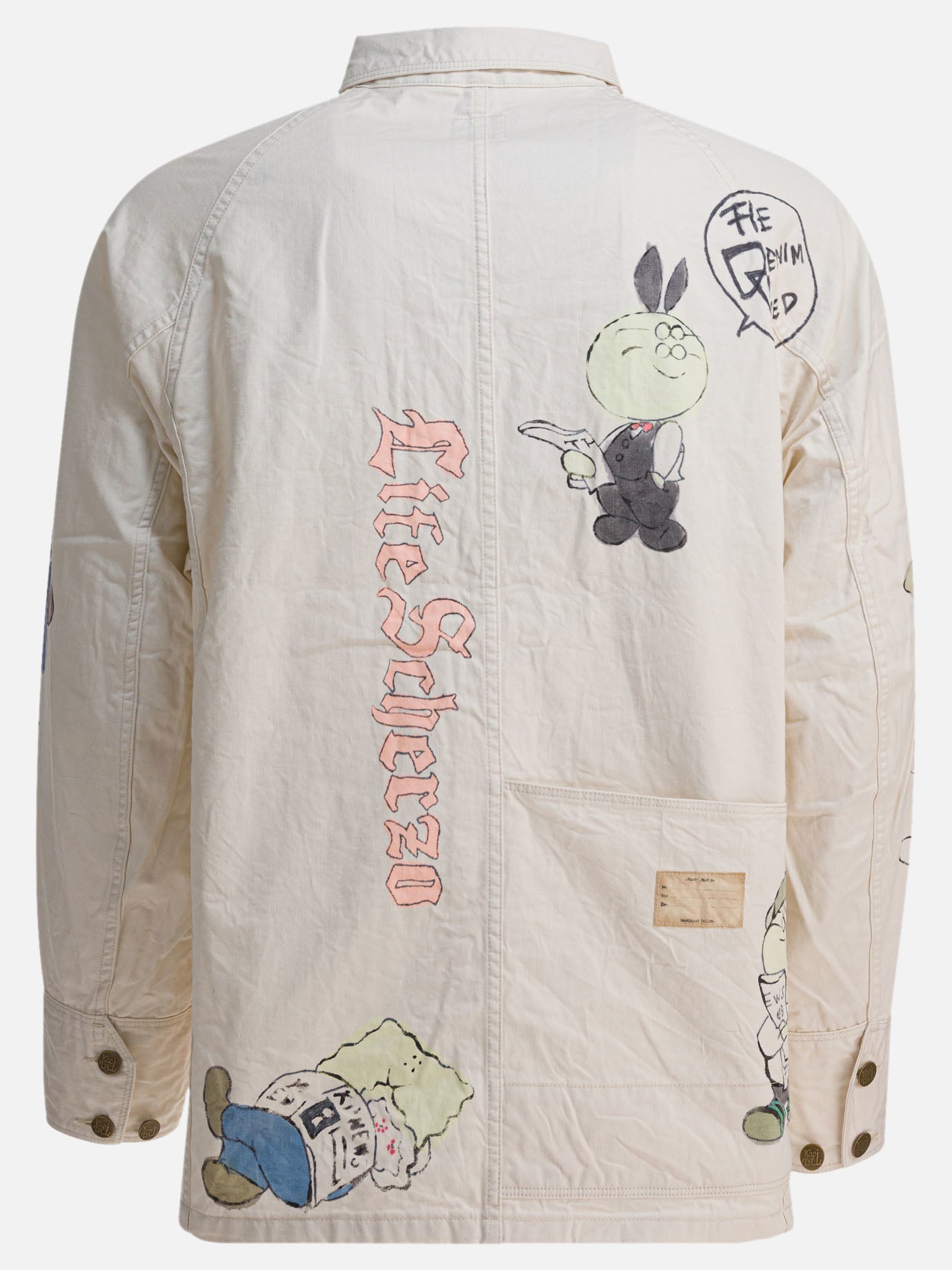 Giacche overshirt Print  Beige - KAPITAL Uomo | PDP | VIETTI Online Store | Zoom-Modal_2
