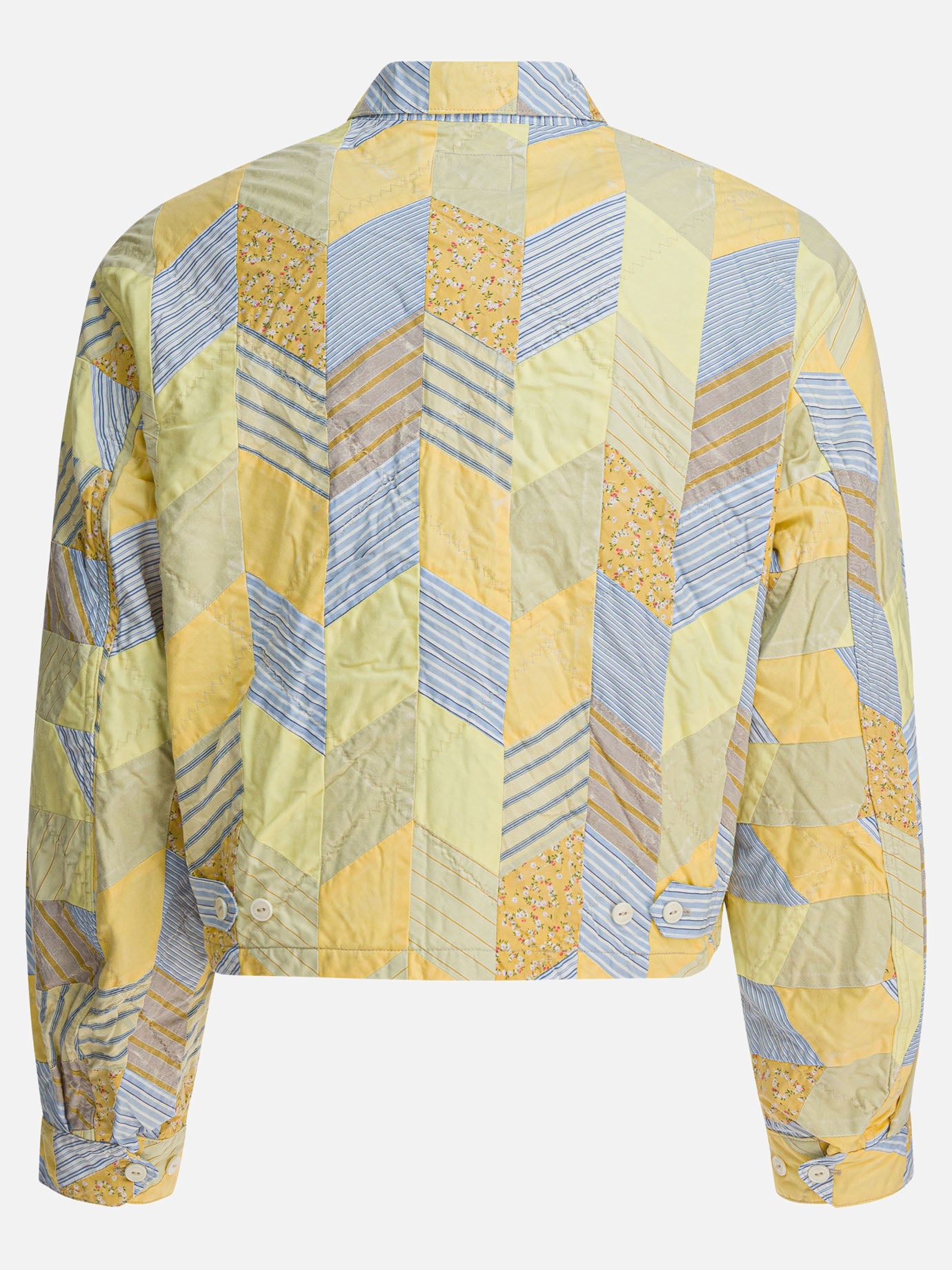 Quilted & Utility Jackets Graphics  Yellow - KAPITAL Men | PDP | VIETTI Online Store | Zoom-Modal_2

