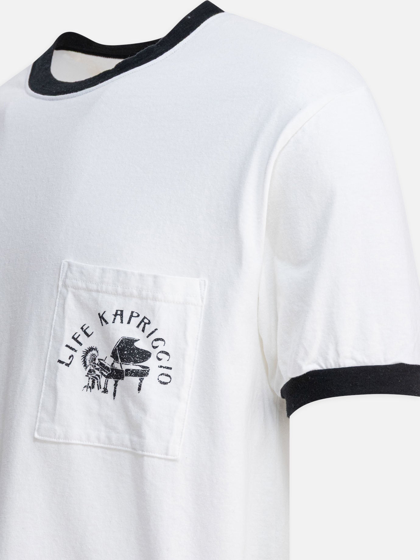 Crewneck t-shirts Print  White - KAPITAL Men | PDP | VIETTI Online Store | Zoom-Modal_4
