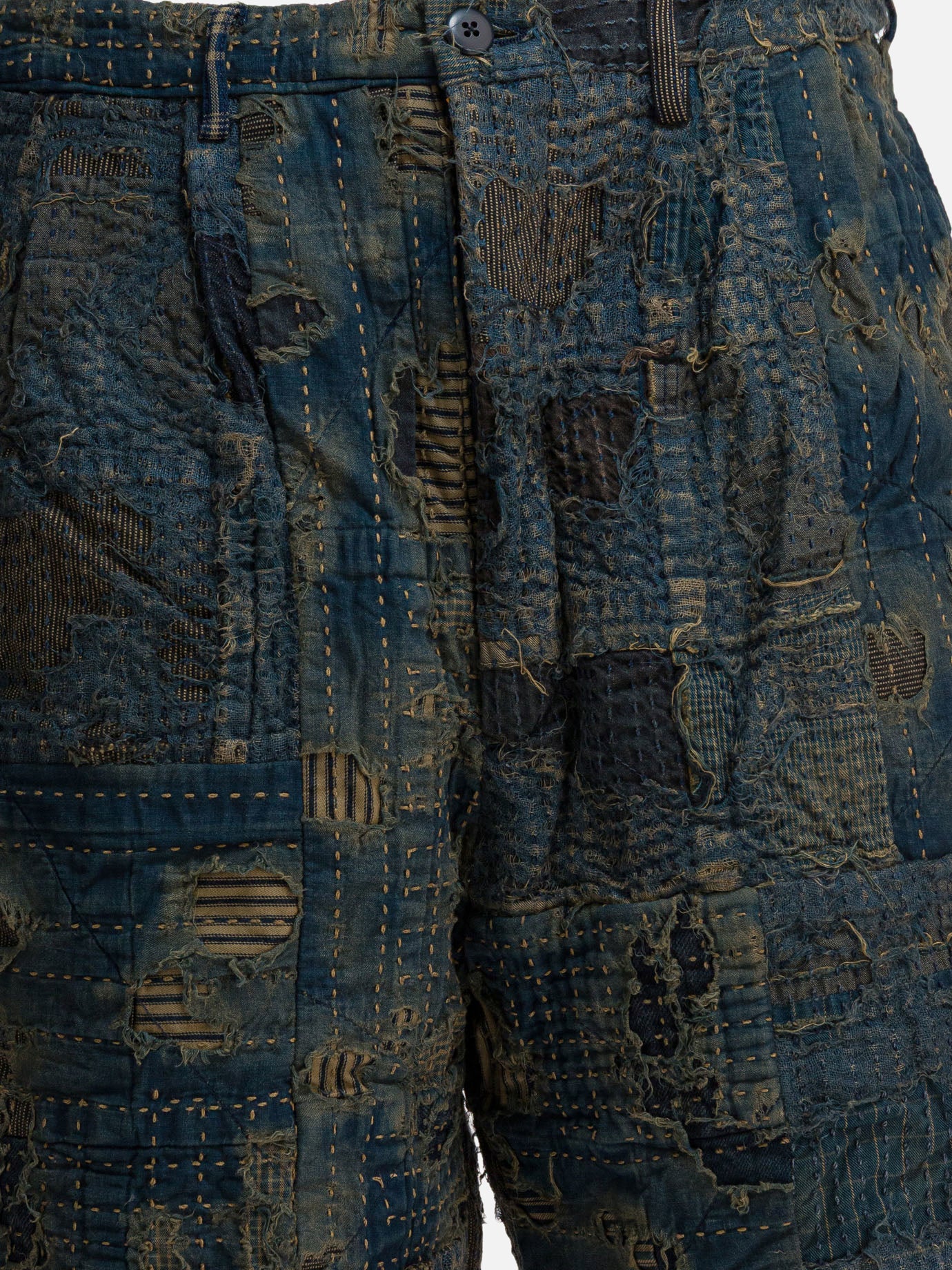 Five pockets shorts Patchwork  Blue - KAPITAL Men | PDP | VIETTI Online Store | Zoom-Modal_3

