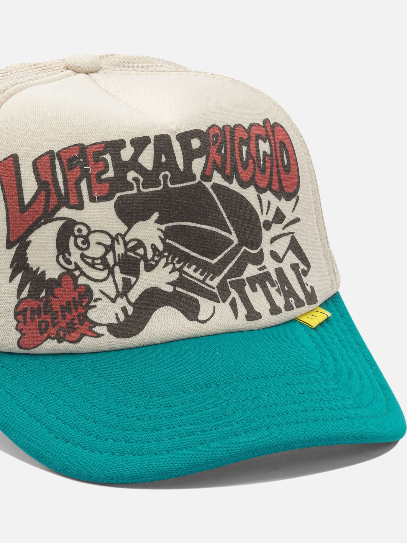 Cappelli trucker 100% polyester  Bianco - KAPITAL Uomo | PDP | VIETTI Online Store | Zoom-Modal_4
