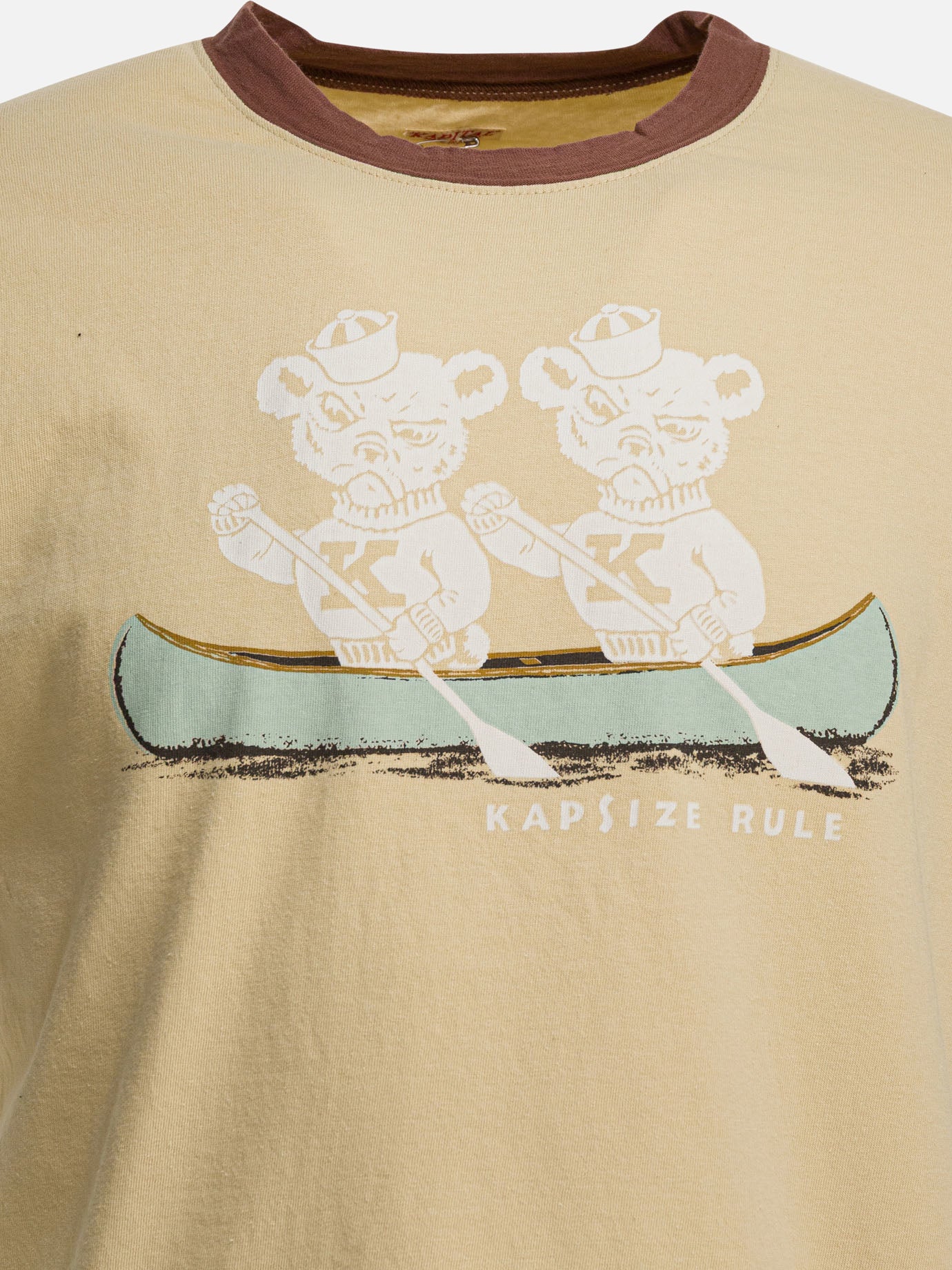 T-shirt girocollo Graphics  Beige - KAPITAL Uomo | PDP | VIETTI Online Store | Zoom-Modal_3
