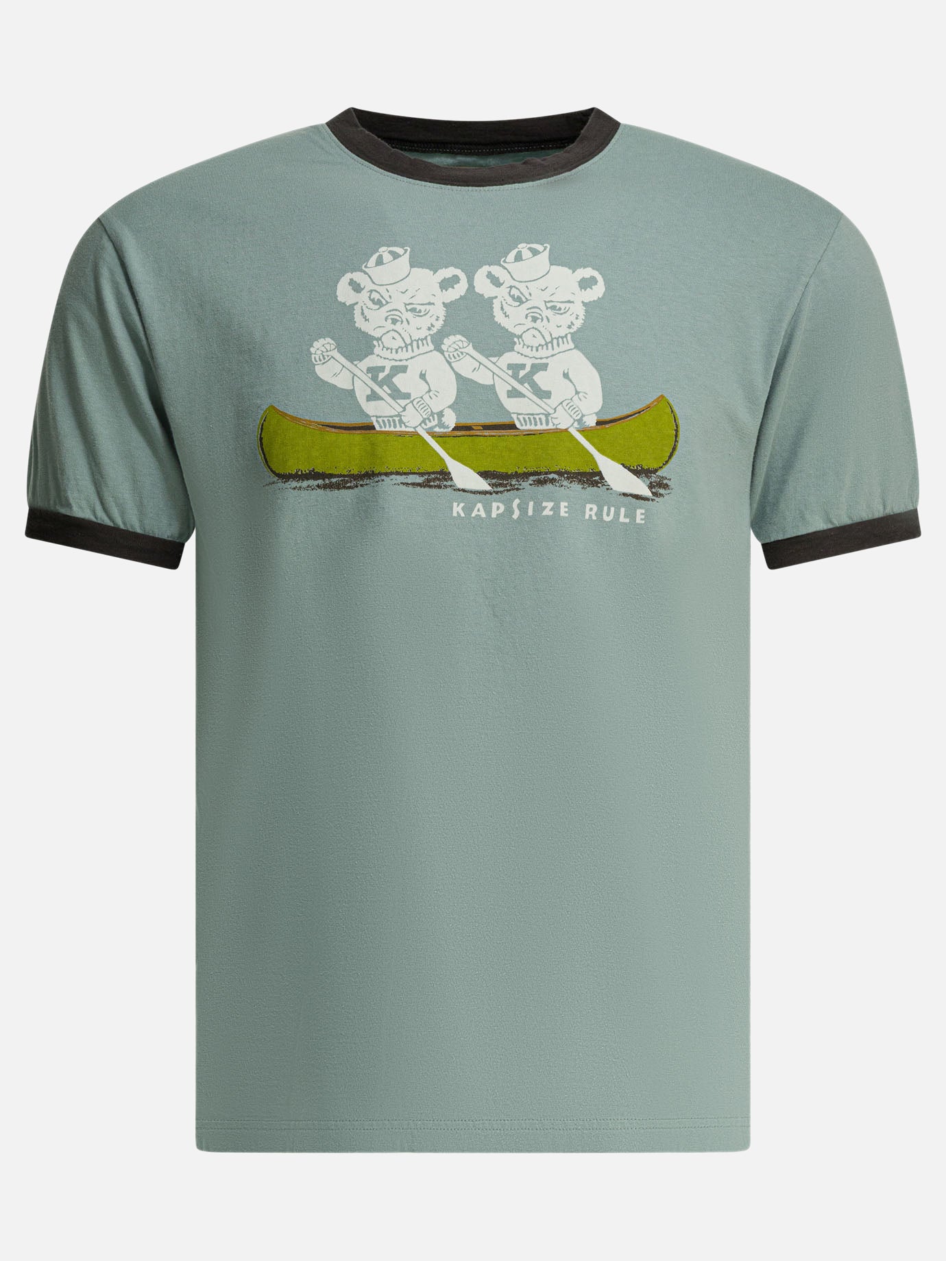 T-shirt girocollo Graphics  Blu - KAPITAL Uomo | PDP | VIETTI Online Store | thumbnail