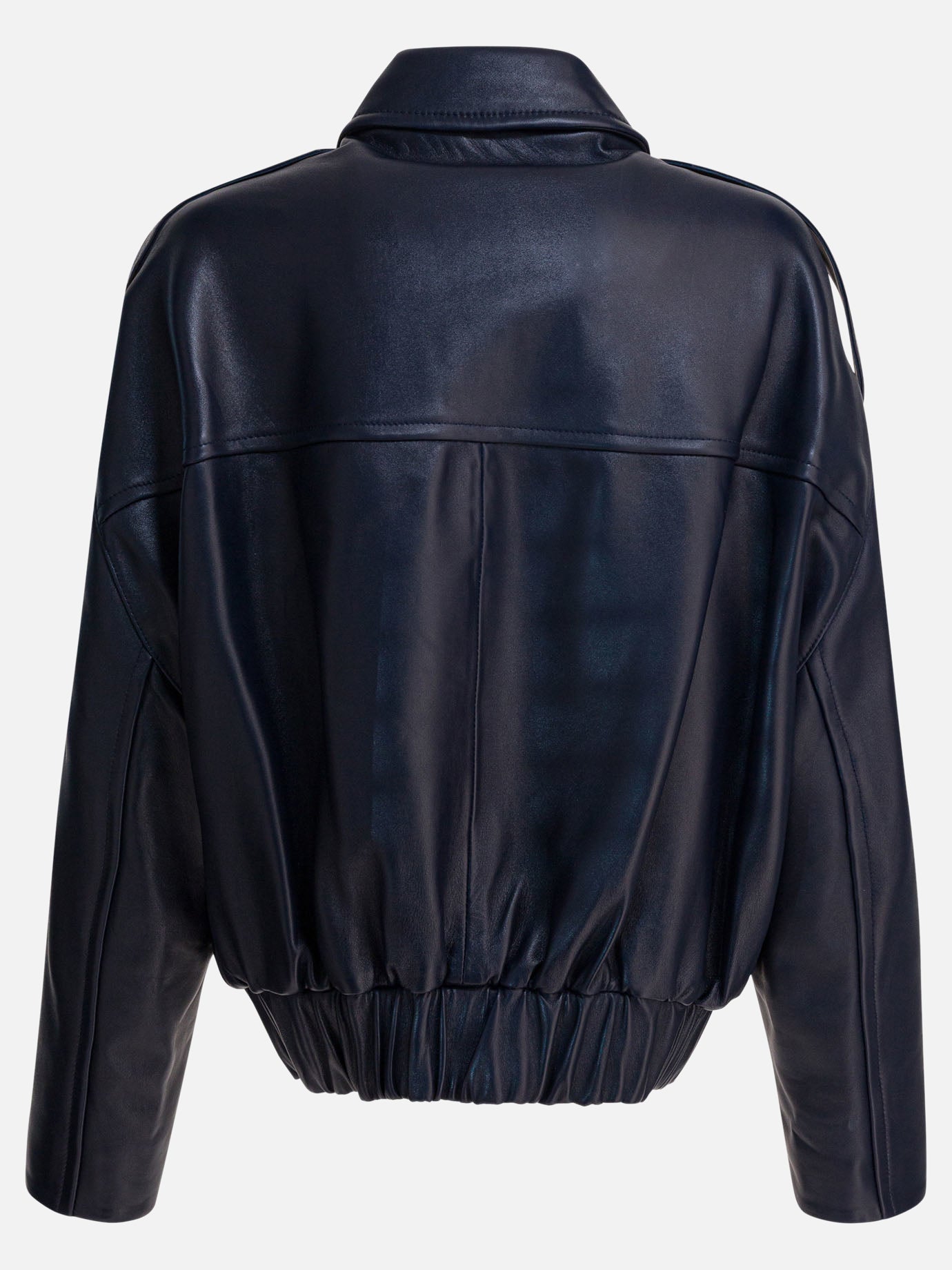 Bomber Solid colour  Blu - Khaite Donna | PDP | VIETTI Online Store | Zoom-Modal_2
