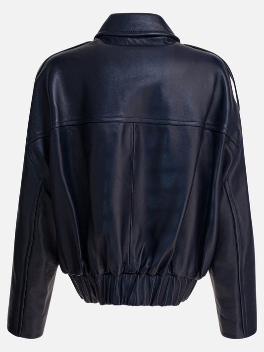 Bomber Solid colour  Blu - Khaite Donna | PDP | VIETTI Online Store | 2
