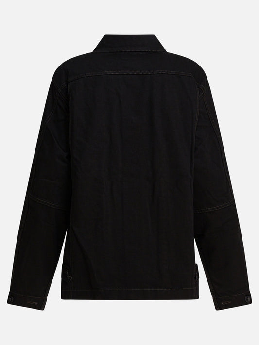 Overshirt jackets Solid colour  Black - Lemaire Women | PDP | VIETTI Online Store | 2
