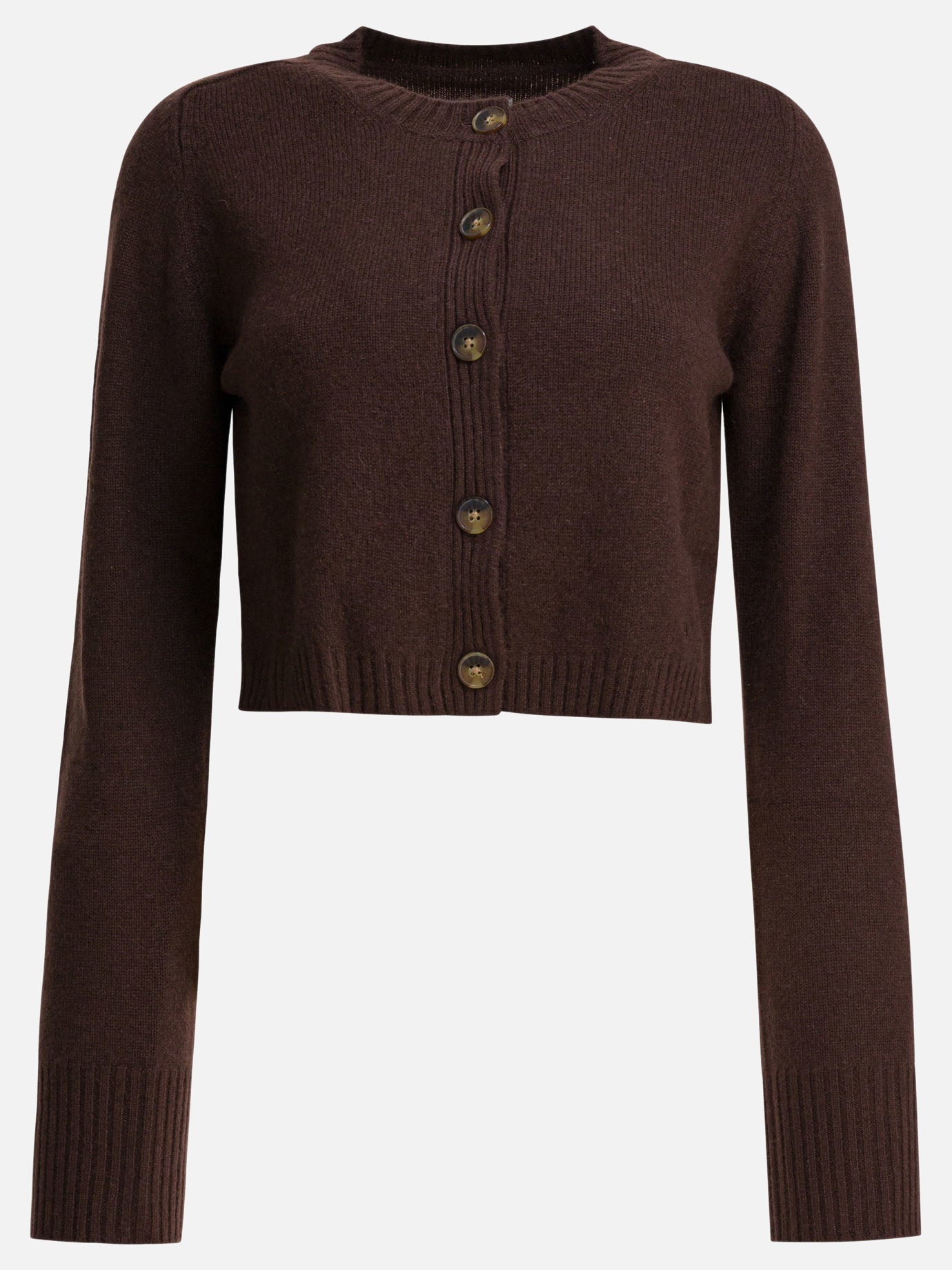 Cardigan Solid colour  Marrone - LouLou De Saison Donna | PDP | VIETTI Online Store | thumbnail