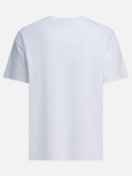 T-shirt girocollo Logo  Bianco - Maison Kitsuné Uomo | VIETTI Online Store | 2
