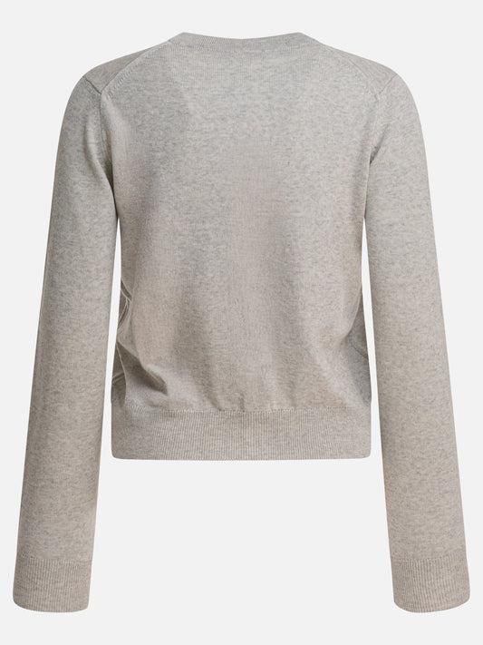 Cardigans Logo  Grey - Maison Kitsuné Women | PDP | VIETTI Online Store | 2
