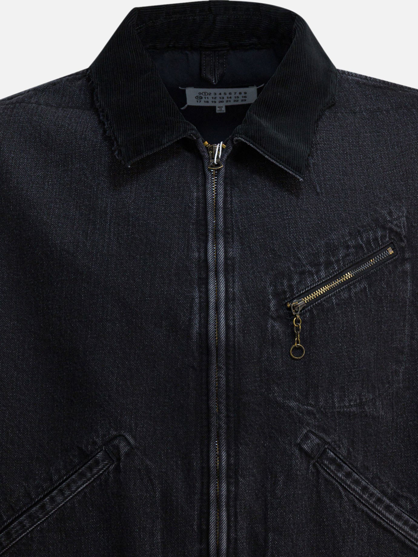 Denim jackets Solid colour  Black - Maison Margiela Men | PDP | VIETTI Online Store | thumbnail_3
