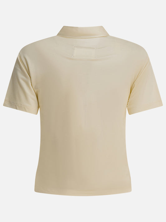 Polo con bottoni Solid colour  Beige - Maison Margiela Donna | PDP | VIETTI Online Store | 2
