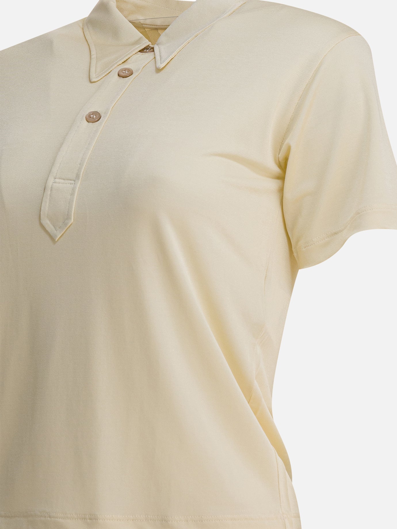 Polo con bottoni Solid colour  Beige - Maison Margiela Donna | PDP | VIETTI Online Store | Zoom-Modal_3
